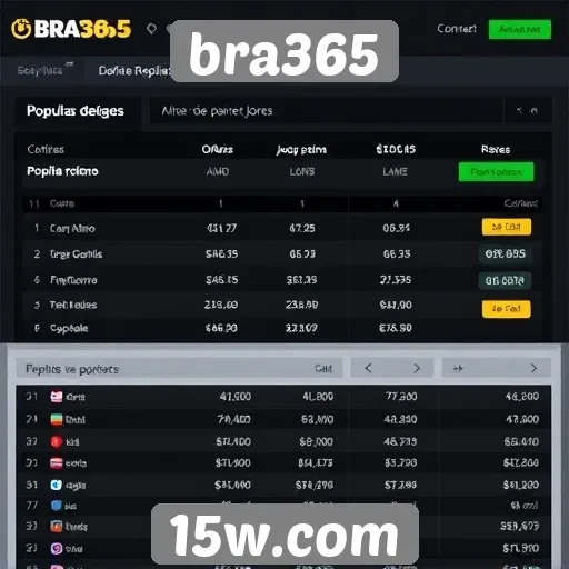 Análise sobre a popularidade do bra365 no mercado de jogos